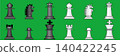 Vector illustration of chess pieces 140422245