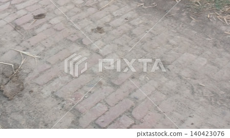 old plaster on the floor 140423076