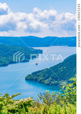 [Kanagawa Prefecture] Hakone Ashinoko Lake: Sightseeing boats on the lake 140423143