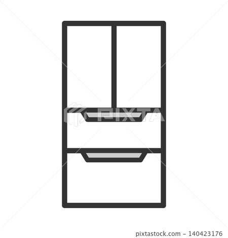 Refrigerator icon illustration 140423176