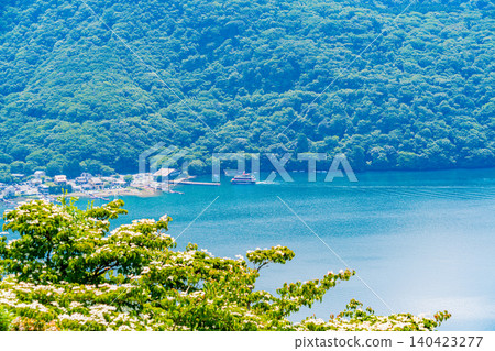 【神奈川縣】箱根蘆之湖,小尻灣碼頭 【神奈川縣】箱根蘆之湖,小尻灣碼頭 140423277