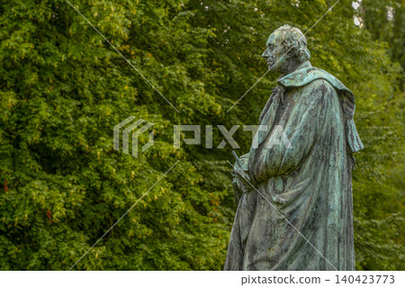 Andersen sculpture in odense historical city center Andersen home town Andersen sculpture in odense historical city center Andersen home town 140423773