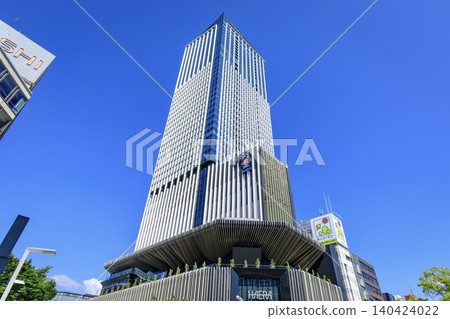 Exterior view of The Landmark Nagoya Sakae building in Nagoya City. 140424022