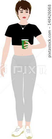 Simple, realistic illustrations of girls with no background. Themes include events, scenes, and fashion. Athleisure 1. Simple, realistic illustrations of girls with no background. Themes include events, scenes, and fashion. Athleisure 1. 140426068