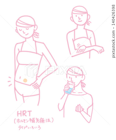 荷爾蒙替代療法(HRT) 荷爾蒙替代療法(HRT) 140426398
