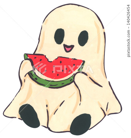 Hand Drawn Summerween Illustration Hand Drawn Summerween Illustration 140426454