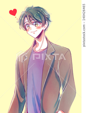 A refreshing-looking man with black hair, in a jacket. A refreshing-looking man with black hair, in a jacket. 140426465