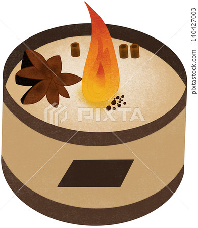 light brown aroma candle light brown aroma candle 140427003