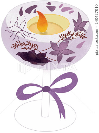 purple aroma candle purple aroma candle 140427010
