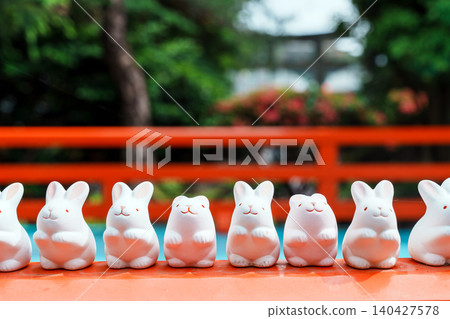 Okazaki Shrine's Rabbit Fortune Okazaki Shrine's Rabbit Fortune 140427578