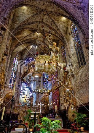Interior of Catedral Basilica de Santa Maria de Mallorca - Spain 140428105