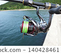 Spinning reels and rods used for recreational fishing 140428461