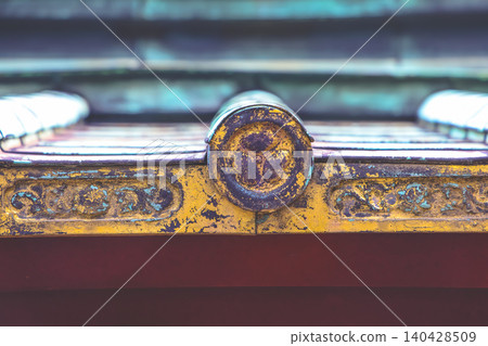 April 25 2026 Ueno Toshogu Shrine Gilded Roof Ornament Detail April 25 2026 Ueno Toshogu Shrine Gilded Roof Ornament Detail 140428509