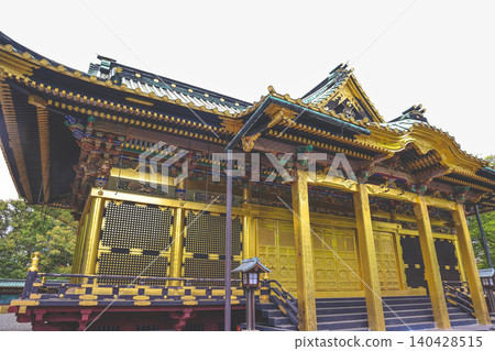 April 25 2026 Ueno Toshogu Shrine Ornate Golden Hall Exterior 140428515