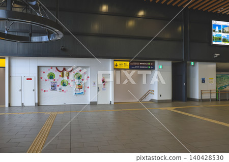 April 26 2026 Shin Hakodate Hokuto Station interior hall with modern design April 26 2026 Shin Hakodate Hokuto Station interior hall with modern design 140428530