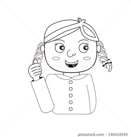 An illustration (bust-up) of a child giving a thumbs-up to indicate a "like". An illustration (bust-up) of a child giving a thumbs-up to indicate a "like". 140428595