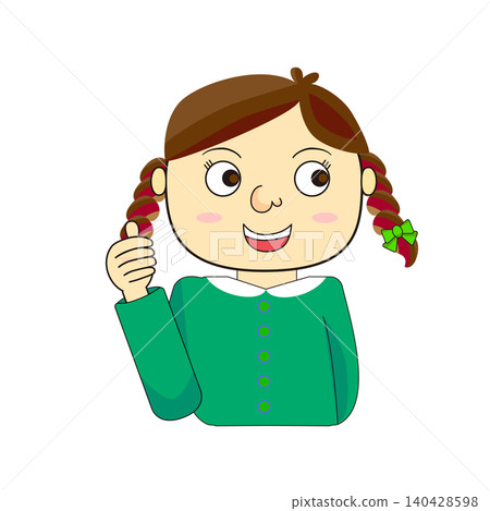 An illustration (bust-up) of a child giving a thumbs-up to indicate a "like". An illustration (bust-up) of a child giving a thumbs-up to indicate a "like". 140428598