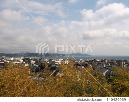 The townscape of Kamakura and Sagami Bay The townscape of Kamakura and Sagami Bay 140429069
