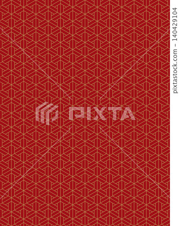A background of interlocking Bishamonten swords in crimson and counterfeit gold. A background of interlocking Bishamonten swords in crimson and counterfeit gold. 140429104