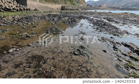 Rocky reef topography of the Ayukawa Plain stretching across the Sea of Japan, Hokkaido Kumaishi 140429358