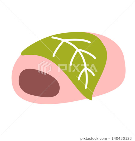 Hina Matsuri (Girls' Day) Japanese sweets: Sakura Mochi (cherry blossom rice cake) illustration, spring event material. Hina Matsuri (Girls' Day) Japanese sweets: Sakura Mochi (cherry blossom rice cake) illustration, spring event material. 140430123