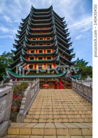 Chinese temple pagoda in Kota Kinabalu City, Sabah Malaysia Chinese temple pagoda in Kota Kinabalu City, Sabah Malaysia 140430450
