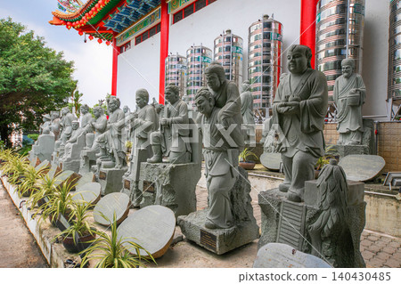 largest Buddhist temple Thean Hou Kuala Lumpur. facade decorated Chinese denlong largest Buddhist temple Thean Hou Kuala Lumpur. facade decorated Chinese denlong 140430485