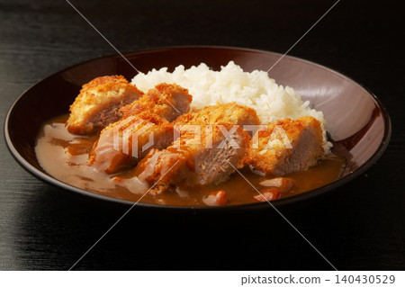 Pork fillet cutlet curry Pork fillet cutlet curry 140430529
