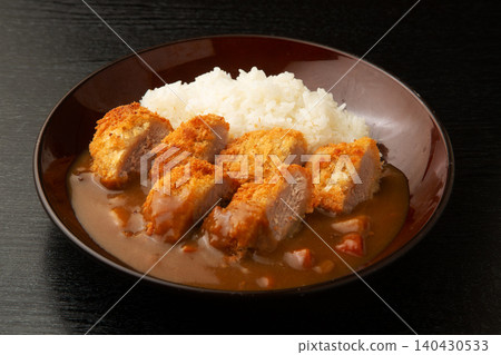 Pork fillet cutlet curry Pork fillet cutlet curry 140430533