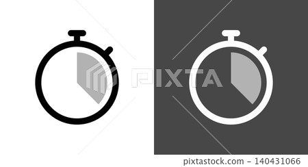 A simple stopwatch icon illustration showing the passage of time (20 images) A simple stopwatch icon illustration showing the passage of time (20 images) 140431066