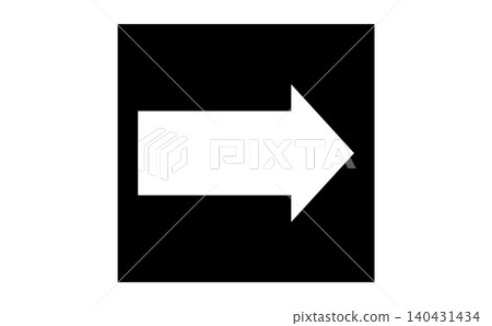 Wide body black arrow graphic, Thick direction pointer icon, Heavy block arrow symbol, Solid rightward movement sign Wide body black arrow graphic, Thick direction pointer icon, Heavy block arrow symbol, Solid rightward movement sign 140431434