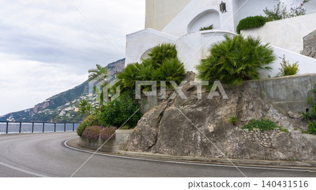 View of beautiful Amalfi town, Campania, Italy. Amalfi coast is most popular travel and holiday destination in Europe. Amalfi cityscape on coast line of mediterranean sea, Amalfi coast, Italy. View of beautiful Amalfi town, Campania, Italy. Amalfi coast is most popular travel and holiday destination in Europe. Amalfi cityscape on coast line of mediterranean sea, Amalfi coast, Italy. 140431516