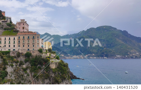 Atrani - Amalfi coast - Lido di Ravello beach Atrani - Amalfi coast - Lido di Ravello beach 140431520