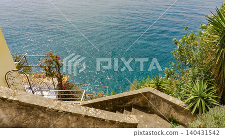 View of beautiful Amalfi town, Campania, Italy. Amalfi coast is most popular travel and holiday destination in Europe. Amalfi cityscape on coast line of mediterranean sea, Amalfi coast, Italy. View of beautiful Amalfi town, Campania, Italy. Amalfi coast is most popular travel and holiday destination in Europe. Amalfi cityscape on coast line of mediterranean sea, Amalfi coast, Italy. 140431542
