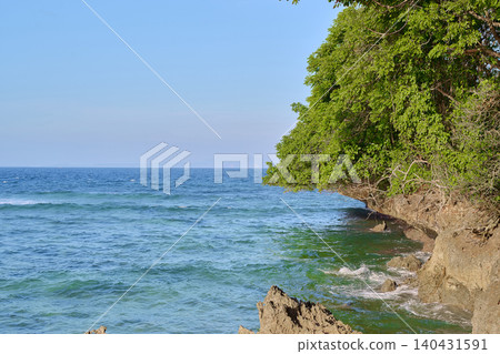 Hill with a view of the sea Hill with a view of the sea 140431591