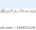 Kobe Landmark (Watercolor) Sky 140433126
