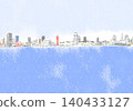 Kobe Landmark (Watercolor) Sea 140433127