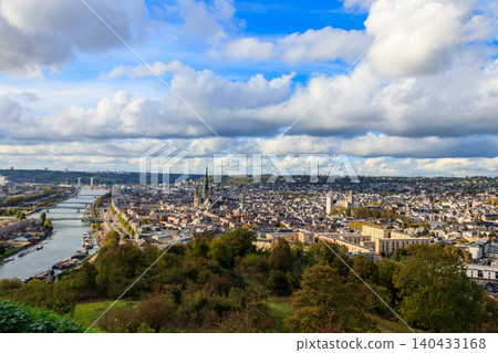 Panoramic view of Rouen, Normandy, France Panoramic view of Rouen, Normandy, France 140433168