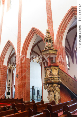 Interior of Cathedral of St. Mary Magdalene in Wroclaw, Poland Interior of Cathedral of St. Mary Magdalene in Wroclaw, Poland 140433242