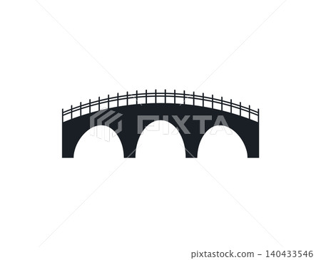 Bridge, construction icon. Vector illustration. 140433546
