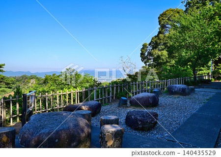View from the south side of Karasawayama Castle ruins, Sano City, Tochigi Prefecture View from the south side of Karasawayama Castle ruins, Sano City, Tochigi Prefecture 140435529