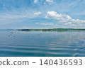 [A panoramic view of Ago Bay (from the Kashikojima España Cruise)] Ago-cho, Shima City, Mie Prefecture 140436593