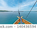[A panoramic view of Ago Bay (from the Kashikojima España Cruise)] Ago-cho, Shima City, Mie Prefecture 140436594