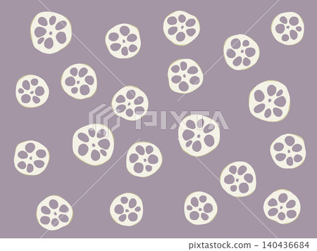 lotus root cross-section lotus root cross-section 140436684
