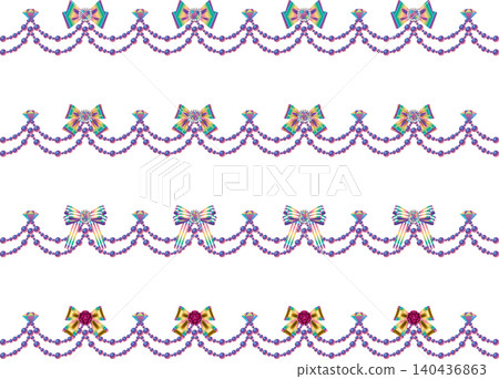 Ribbon, rhinestones, pearl semicircular line, 21 iridescent Ribbon, rhinestones, pearl semicircular line, 21 iridescent 140436863