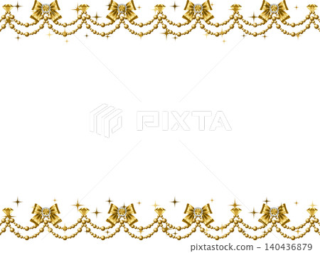 Ribbon, rhinestones, pearls F4, 1k gold 140436879