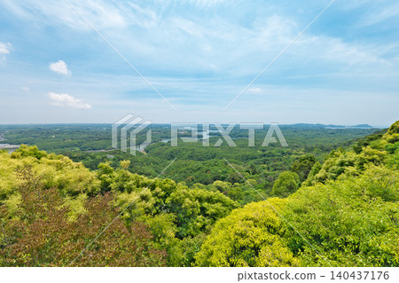 [View of Ago Bay from Ise Shima Yokoyama Observatory] Ugata, Ago Town, Shima City, Mie Prefecture 140437176