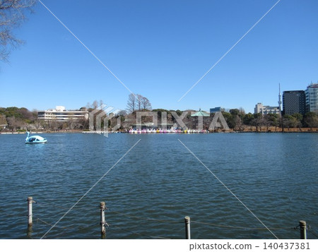 Ueno Park, Boat Pond, Winter 140437381