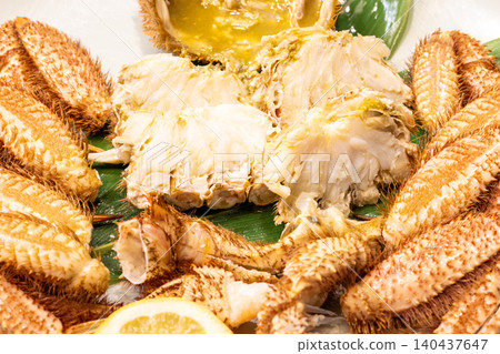 Delicious hairy crab from Hokkaido Delicious hairy crab from Hokkaido 140437647