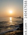 Sunset over the sea 140437688